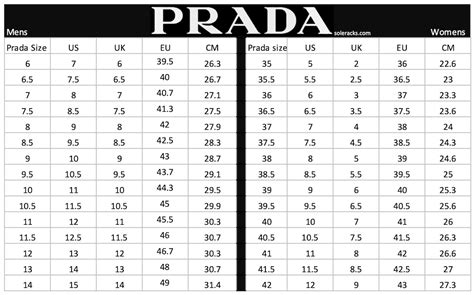 prada size chart jacket|prada shoe sizing chart.